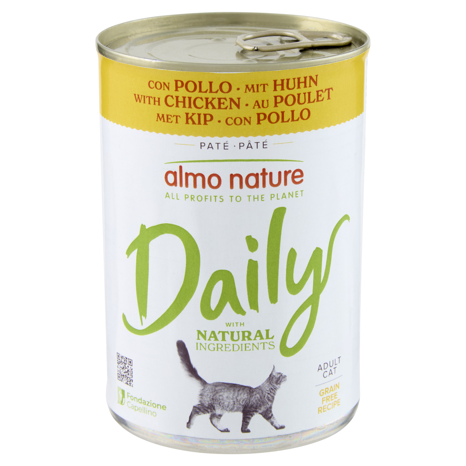 Almo Nature Daily Blik Kip – Nat Kattenvoer – 400 g
