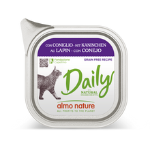 Almo Nature Daily Kuipje Konijn – Nat Kattenvoer – 100 g