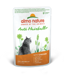 Almo Nature Holistic Maaltijdzakje Anti-haarbal Kip – Nat Kattenvoer – 70 g