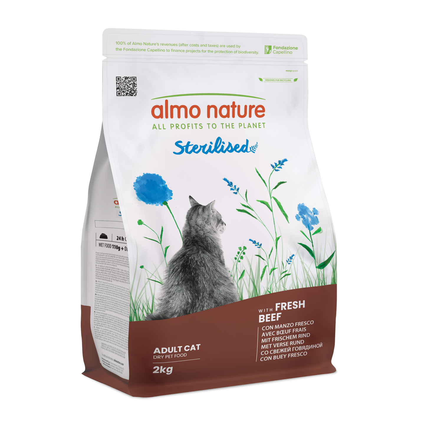 Almo Nature Functional Gesteriliseerd Zalm – Droog Kattenvoer – 2 kg