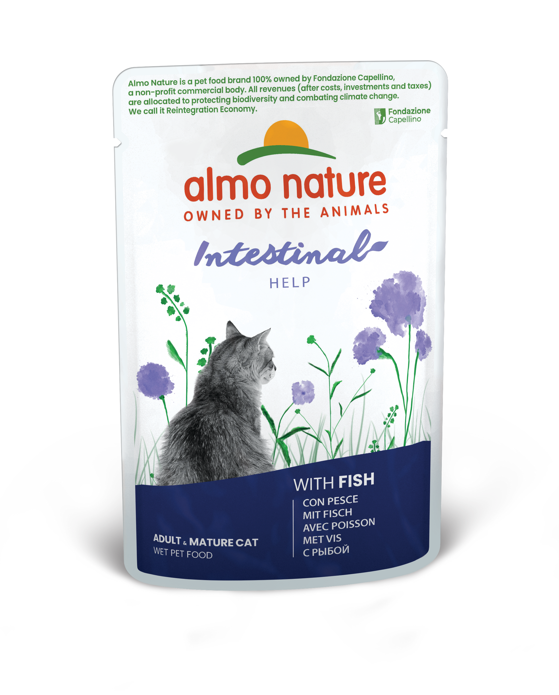Almo Nature Holistic Maaltijdzakje Sensitive Vis – Nat Kattenvoer – 70 g