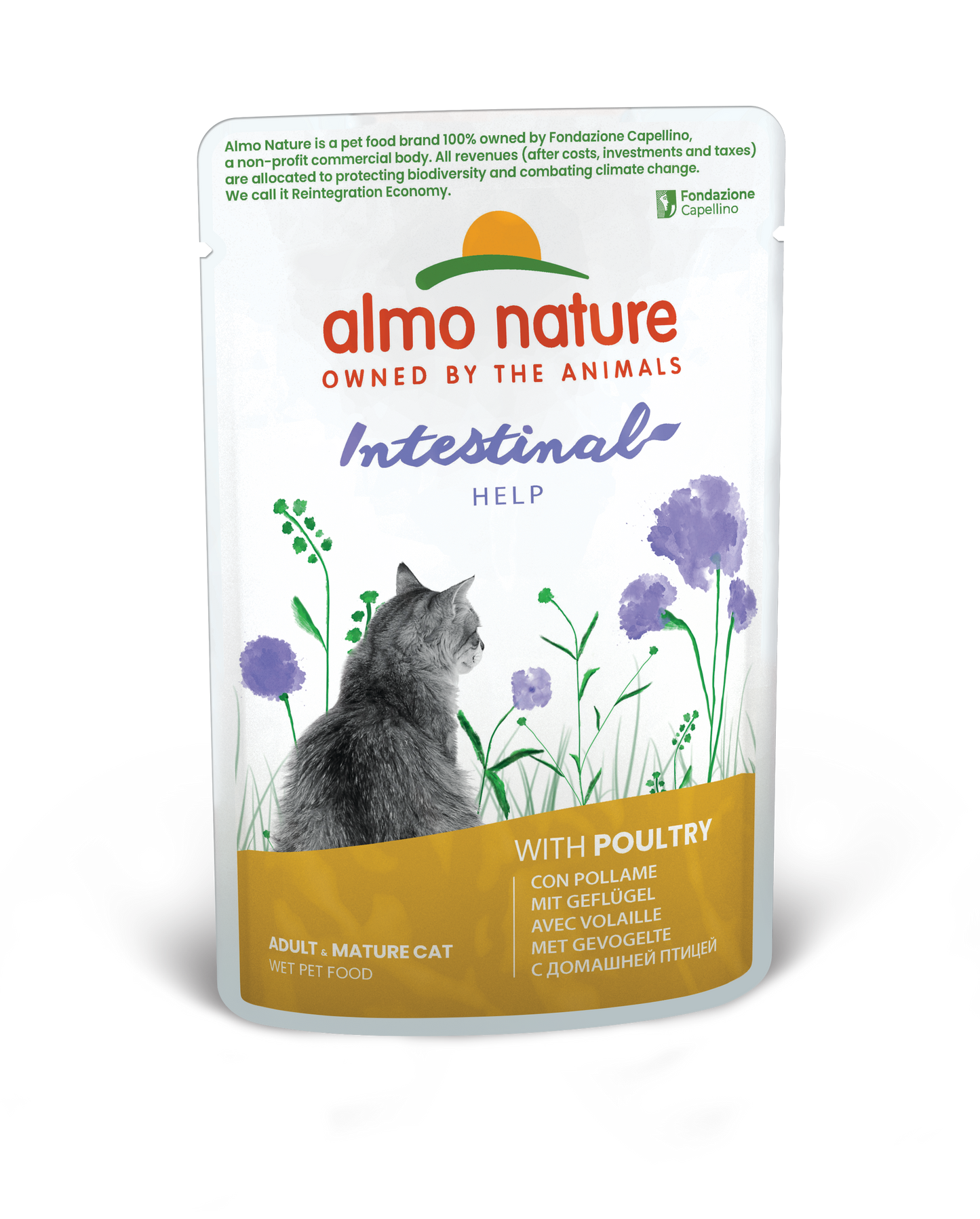 Almo Nature Holistic Maaltijdzakje Sensitive Gevogelte – Nat Kattenvoer – 70 g