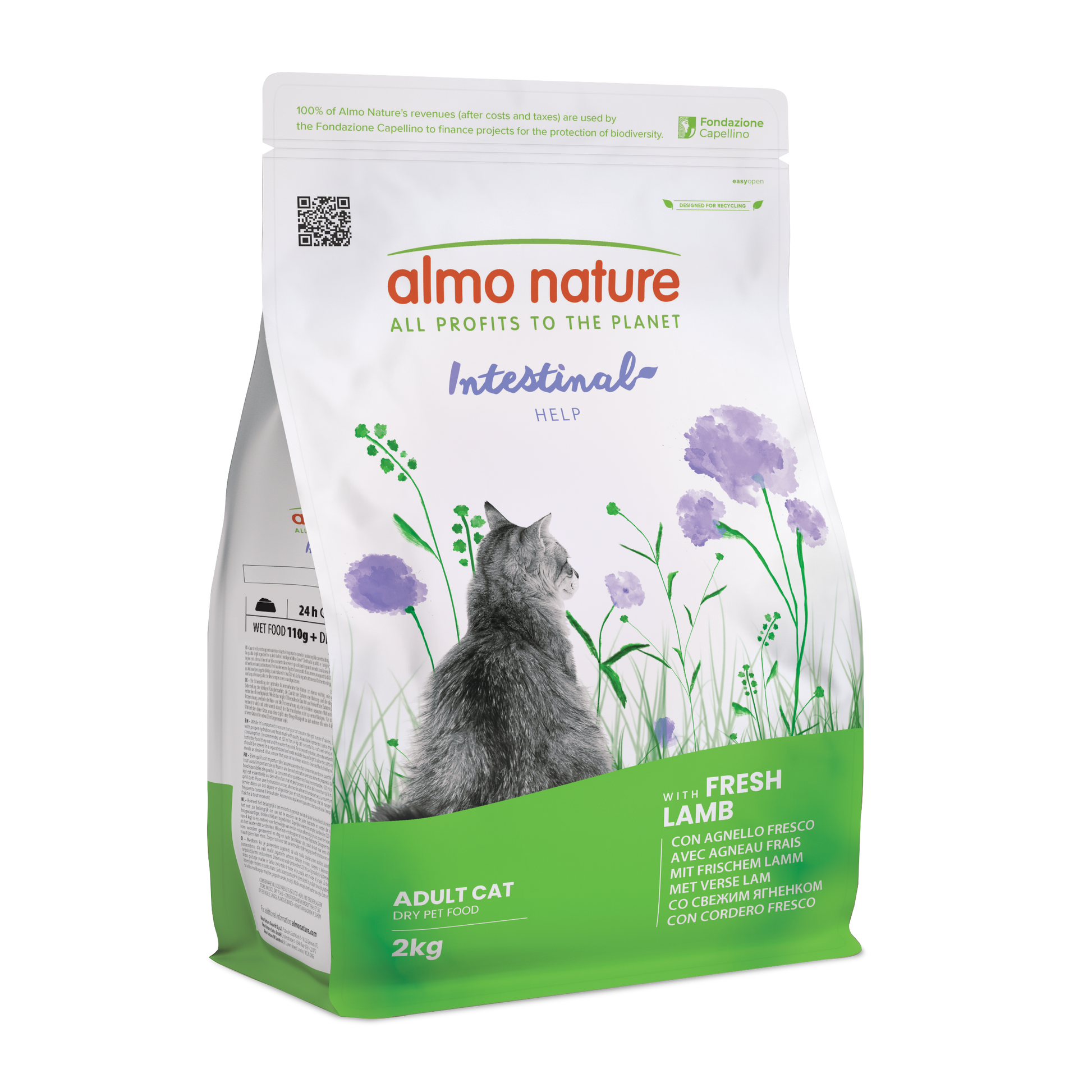 Almo Nature Functional Intestinal Help Lam – Droog Kattenvoer – 2 kg