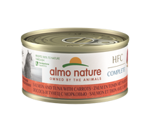 Almo Nature HFC Blik Compleet Zalm & Tonijn & Wortel – Nat Kattenvoer – 70 g