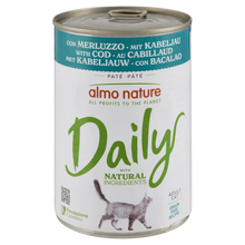 Almo Nature Daily Blik Kabeljauw – Nat Kattenvoer – 400 g