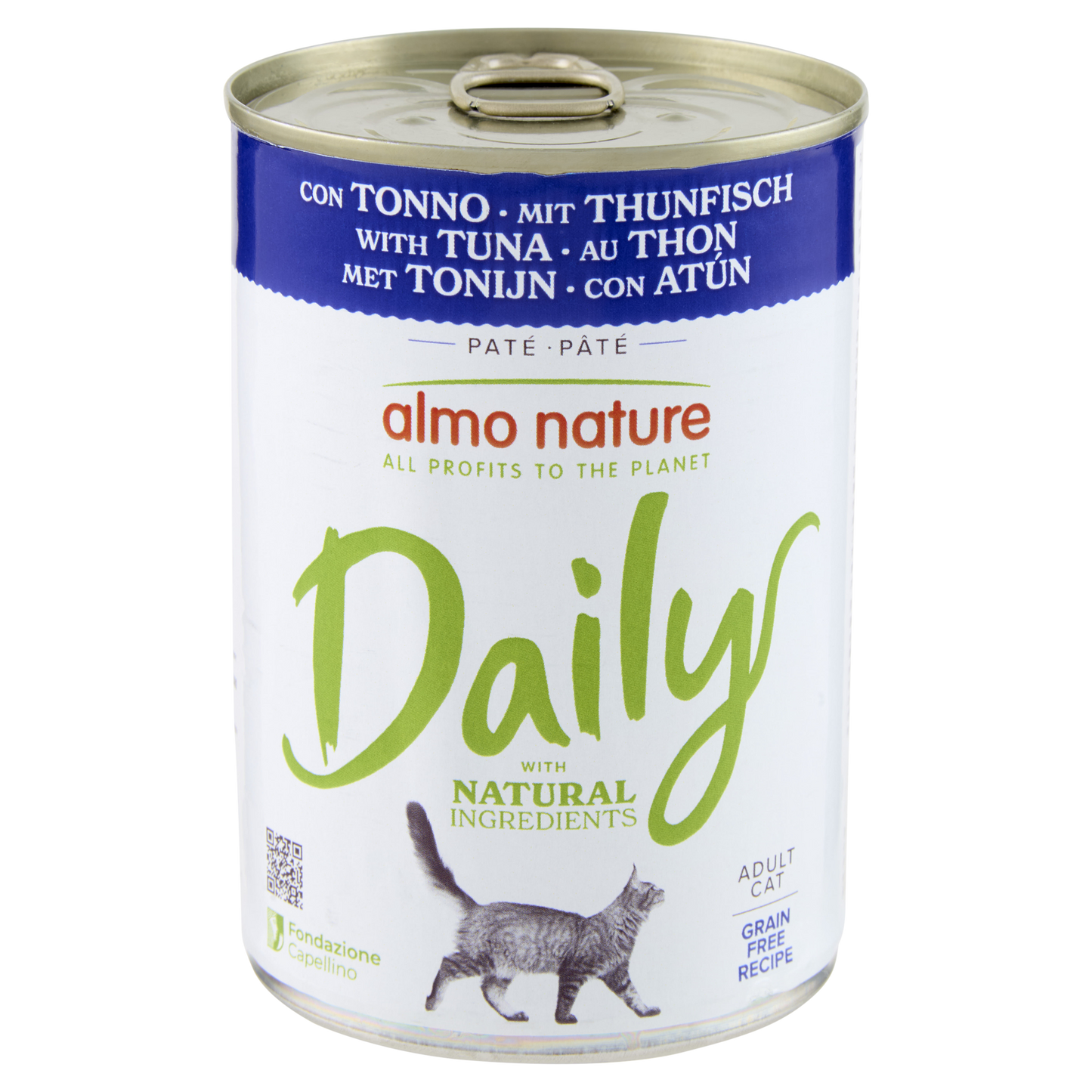 Almo Nature Daily Blik Tonijn – Nat Kattenvoer – 400 g