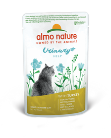 Almo Nature Holistic Maaltijdzakje Urinary Help Kalkoen – Nat Kattenvoer – 70 g