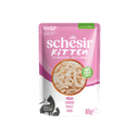 Schesir Kitten Care 3-12 Gelei Kip in Maaltijdzakjes – Natvoer – 85 g
