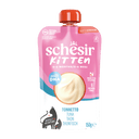 Schesir Kitten Care 0-6 Crème Tonijn in Maaltijdzakjes – Natvoer – 150 g