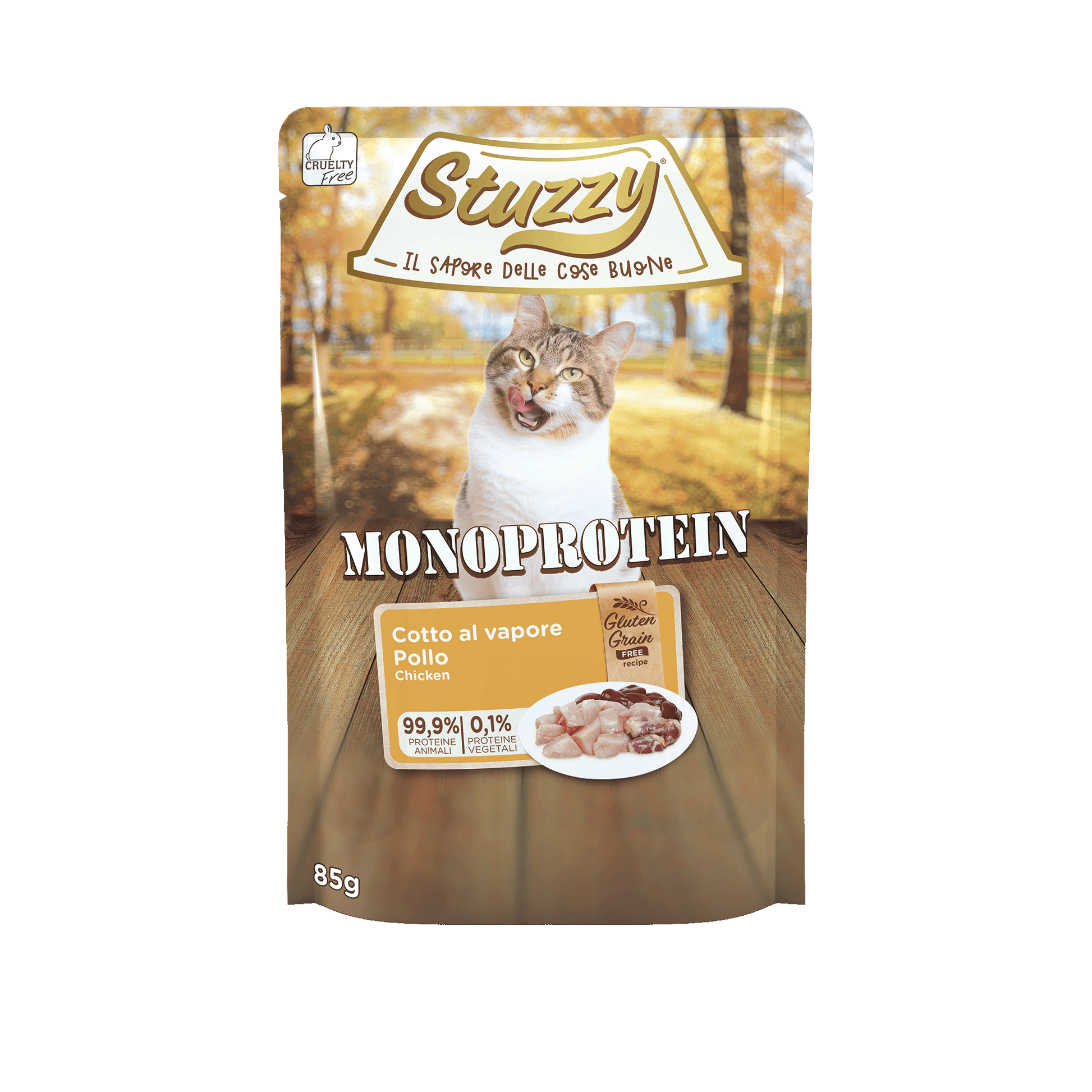 Stuzzy Monoprotein Kip – Natvoer – 85 g