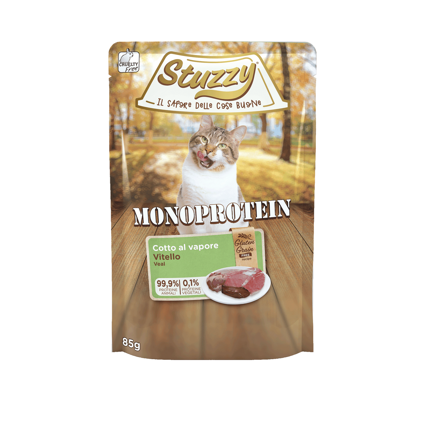 Stuzzy Monoprotein Kalf – Natvoer – 85 g