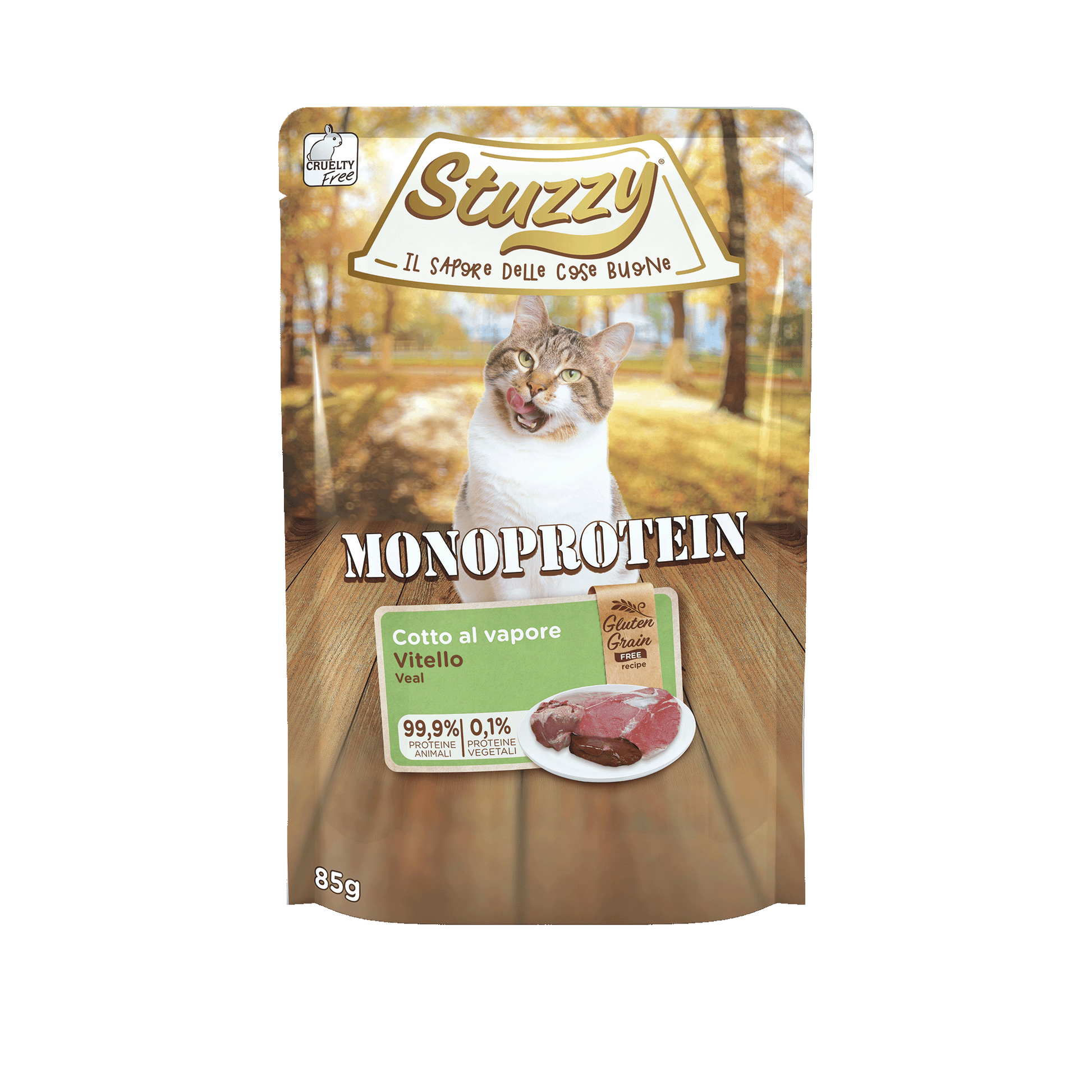 Stuzzy Monoprotein Kalf – Natvoer – 85 g