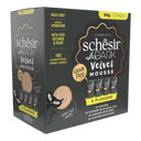 Schesir After Dark Velvet Variatiepack Mousse in Maaltijdzakjes – Natvoer – 12 × 80 g
