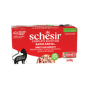 Schesir Complete & Balanced Gelei Tonijn & Garnalen Variatiepack in Blik – Natvoer – 6 × 50 g