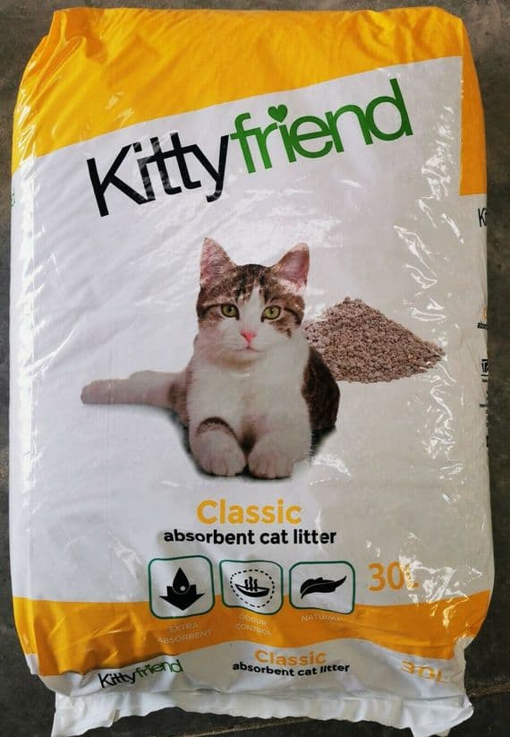 Kittyfriend Absorbent kattenbakvulling – 30 L