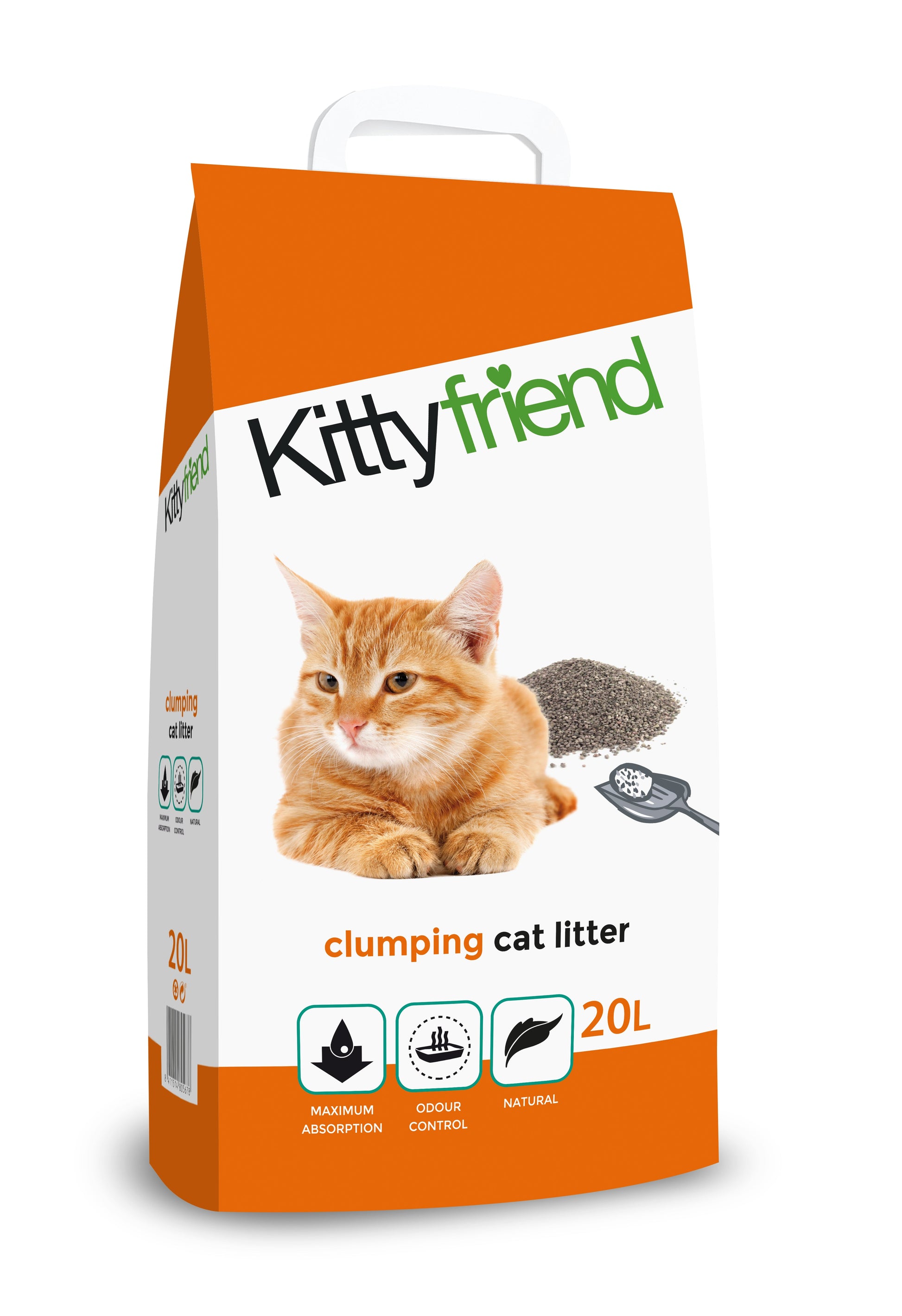 Kittyfriend Clumping kattenbakvulling – 20 L