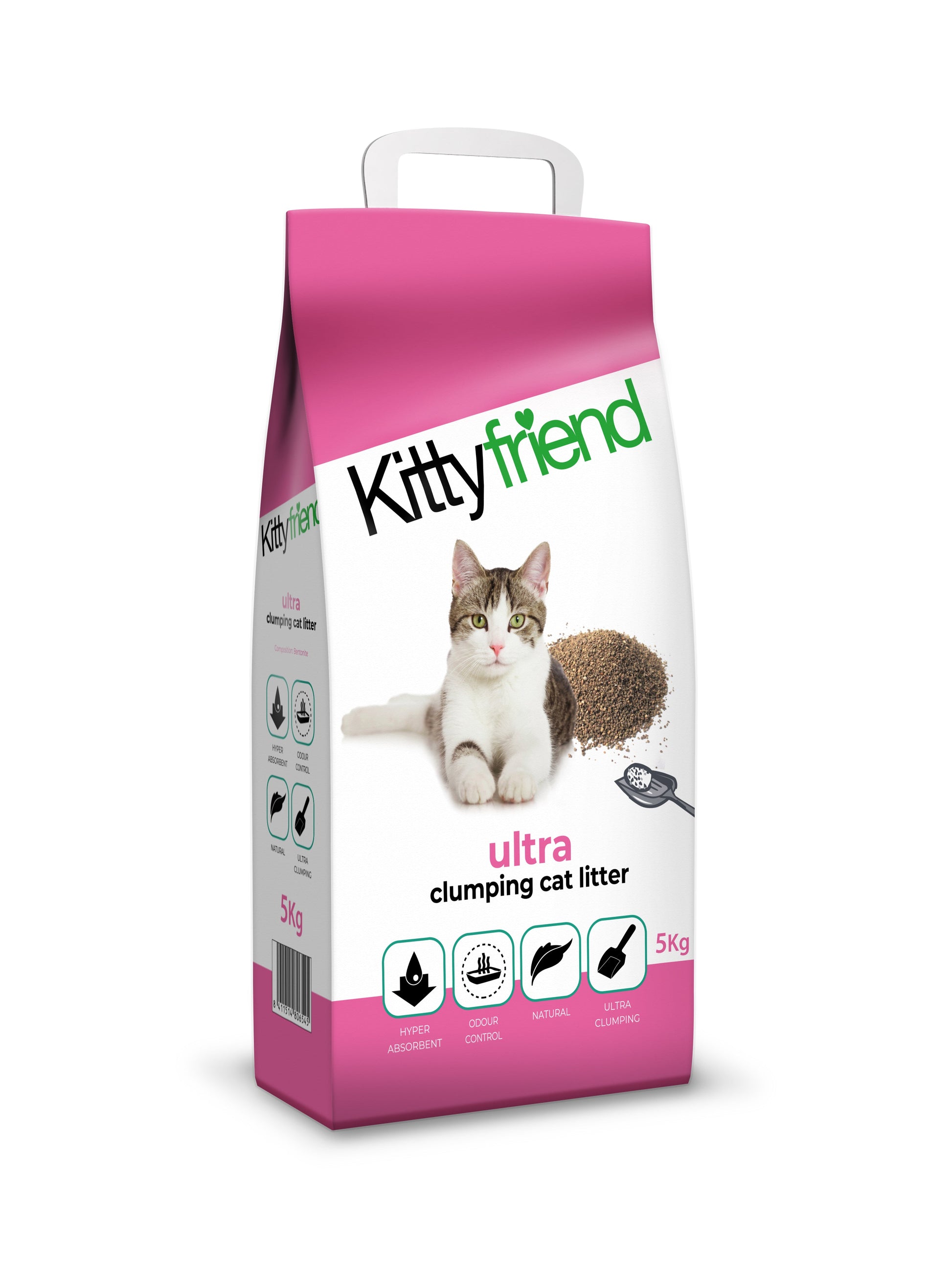 Kittyfriend Ultra Clumping kattenbakvulling – 5 kg