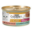 Gourmet Gold Blik Hartig Torentje Zalm – Nat Kattenvoer – 85 g