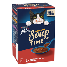 Felix Soup Countryside Selectie – kattensoep met vlees 6x48g