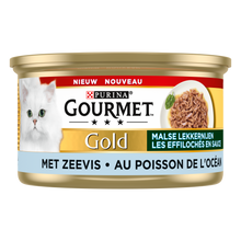 Gourmet Gold Blik Luxe Mix Zeevis – Nat Kattenvoer – 85 g