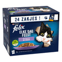 Felix Elke Dag Feest mix selectie in gelei 24x85gr kattenvoer