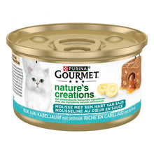 Gourmet Nature’s Creations Mousse met Saus Kabeljauw 85gr natvoer voor katten met zachte mousse
