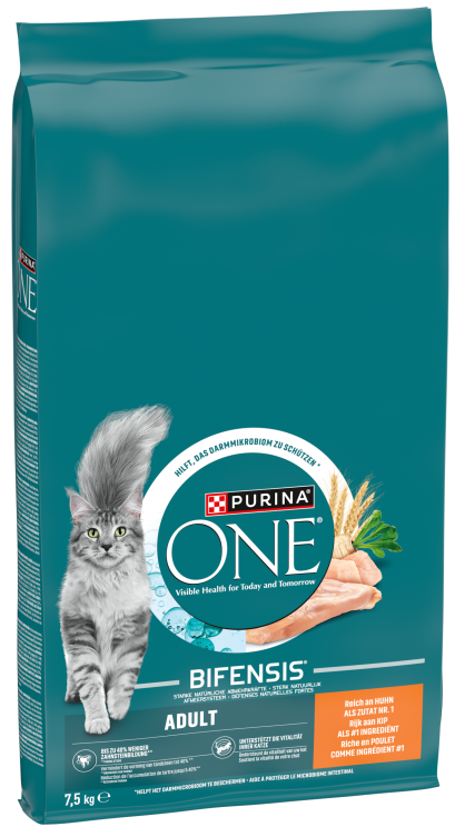 Purina ONE Kip & Tarwe voor Volwassen Katten – Droog Kattenvoer – 7,5 kg