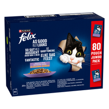 Felix Elke Dag Feest mix selectie in gelei 80 x 85 g kattenvoer