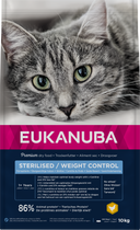 Eukanuba Adult Gesteriliseerd/Gewichtscontrole Kip – Droog Kattenvoer – 10 kg