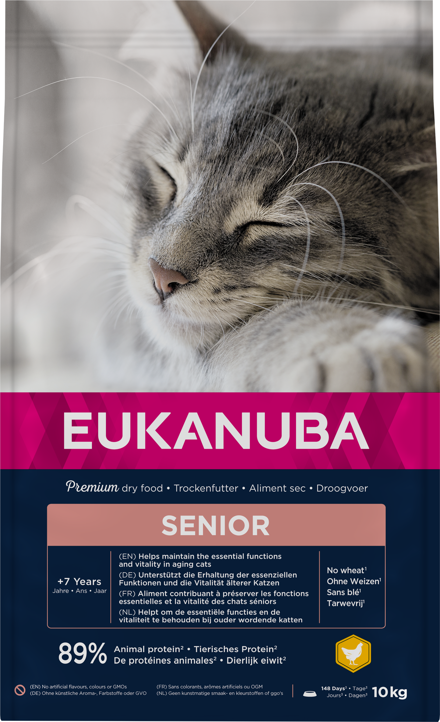 Eukanuba Senior Kip – Droog Kattenvoer – 10 kg