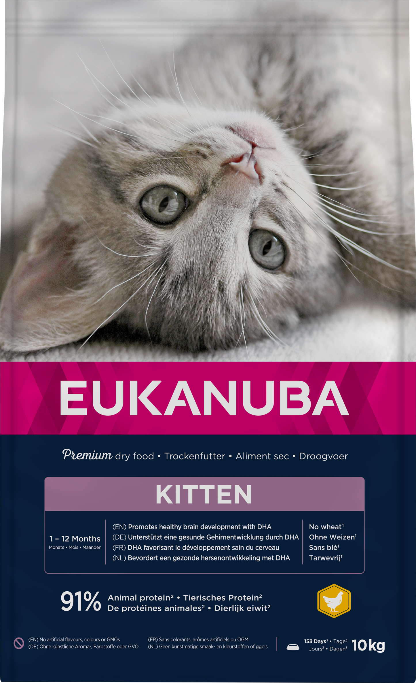 Eukanuba Kitten Kip – Droog Kattenvoer – 10 kg