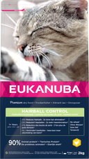 Eukanuba Adult Haarbalcontrole Kip – Droog Kattenvoer – 2 kg