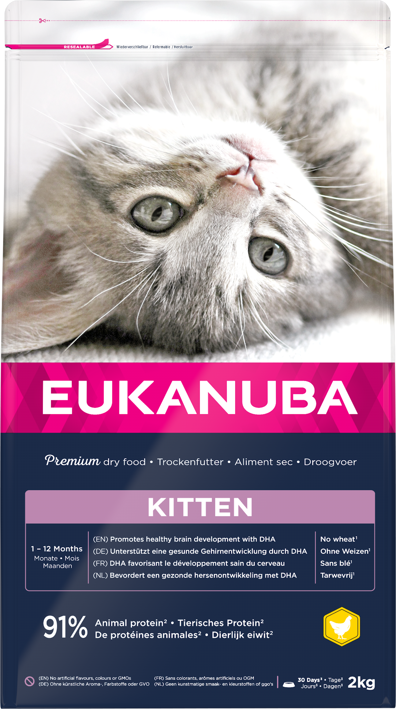 Eukanuba Kitten Kip – Droog Kattenvoer – 2 kg