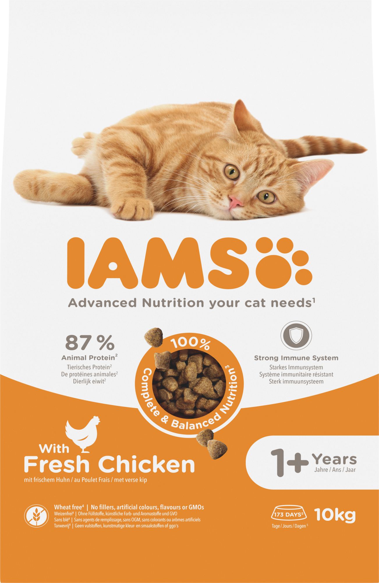 IAMS Adult Kip – Droog Kattenvoer – 10 kg