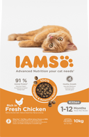 IAMS Kitten & Junior Kip – Droog Kattenvoer – 10 kg