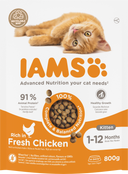 IAMS Kitten & Junior Kip – Droog Kattenvoer – 800 g