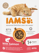 IAMS Adult Zalm – Droog Kattenvoer – 800 g