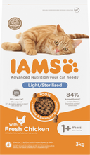 IAMS Adult Gesteriliseerd/Gewichtscontrole Kip – Droog Kattenvoer – 3 kg