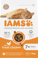 IAMS Senior Kip – Droog Kattenvoer – 1,5 kg