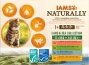 IAMS Naturally Maaltijdzakje Adult Vlees & Vis Selectie Multipack – Nat Kattenvoer – 12 x 85 g