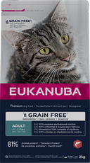 Eukanuba Adult Graanvrij Zalm – Droog Kattenvoer – 2 kg