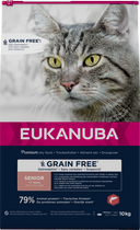 Eukanuba Senior Graanvrij Zalm – Droog Kattenvoer – 10 kg