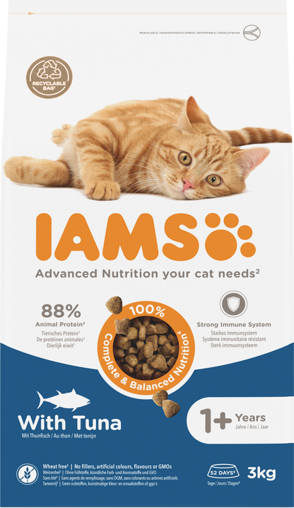 IAMS Adult Tonijn droog kattenvoer 3 kg
