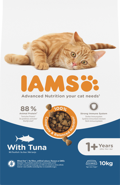 IAMS Adult Tonijn droog kattenvoer 10 kg