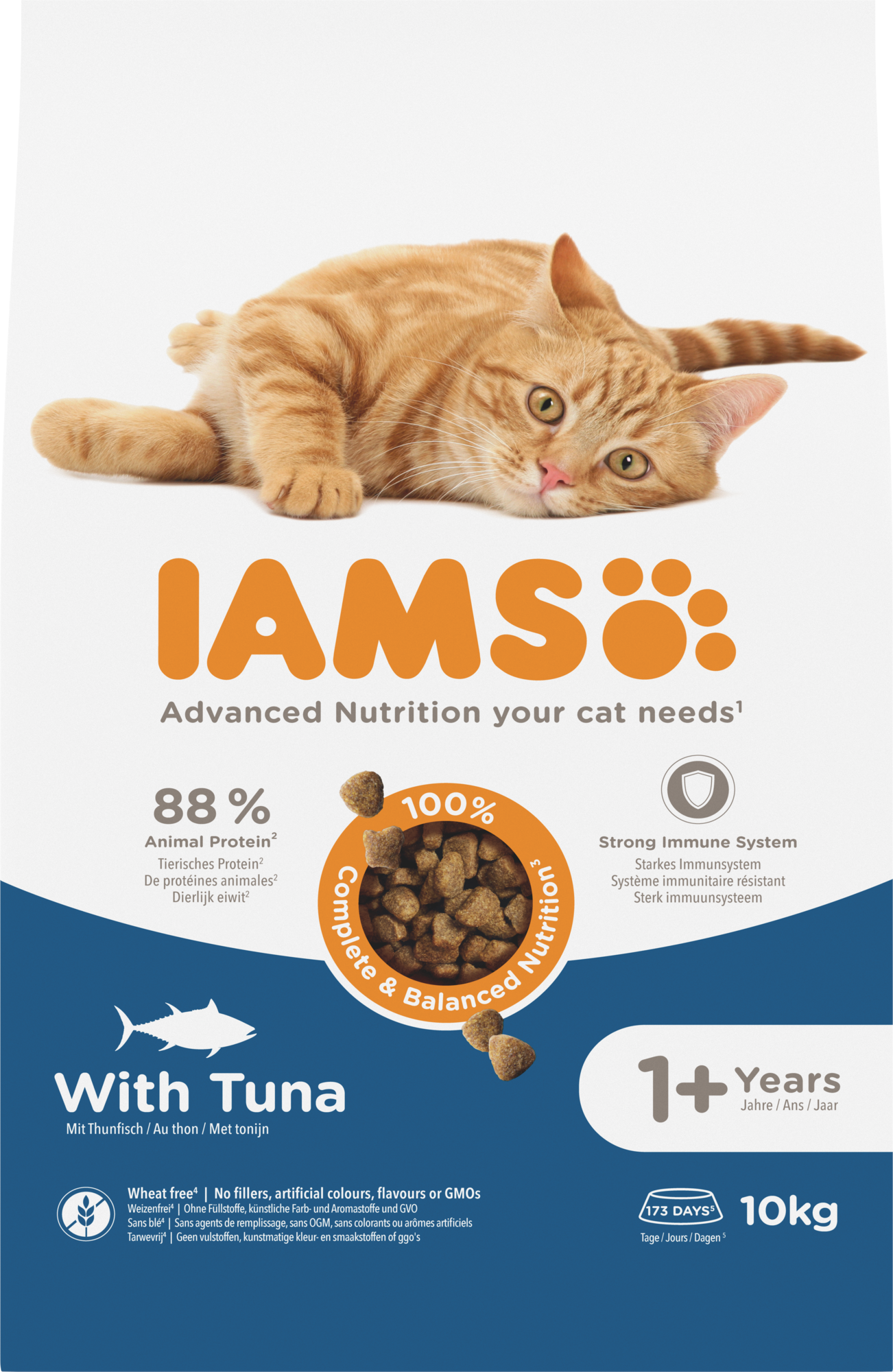 IAMS Adult Tonijn – Droog Kattenvoer – 10 kg