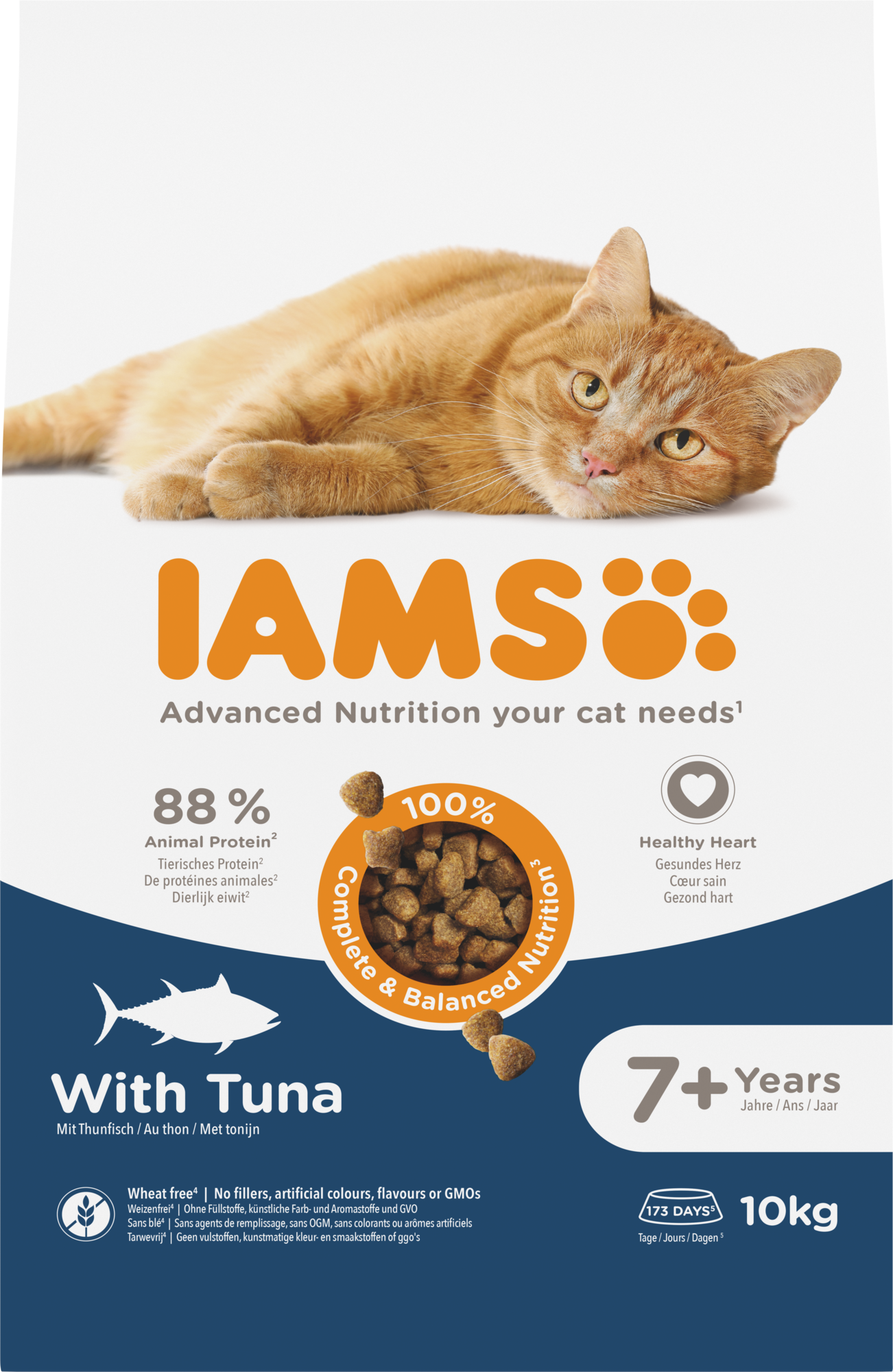 IAMS Senior 7+ Tonijn – Droog Kattenvoer – 10 kg