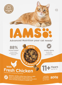 IAMS Senior 11+ Kip – Droog Kattenvoer – 800 g