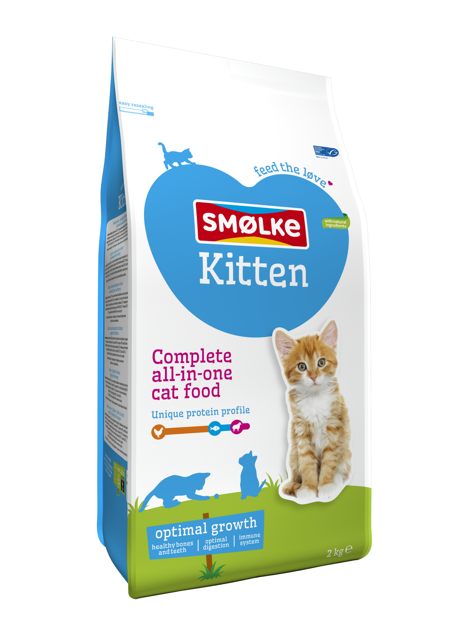 Smølke Kitten – Droog Kattenvoer – 2 kg
