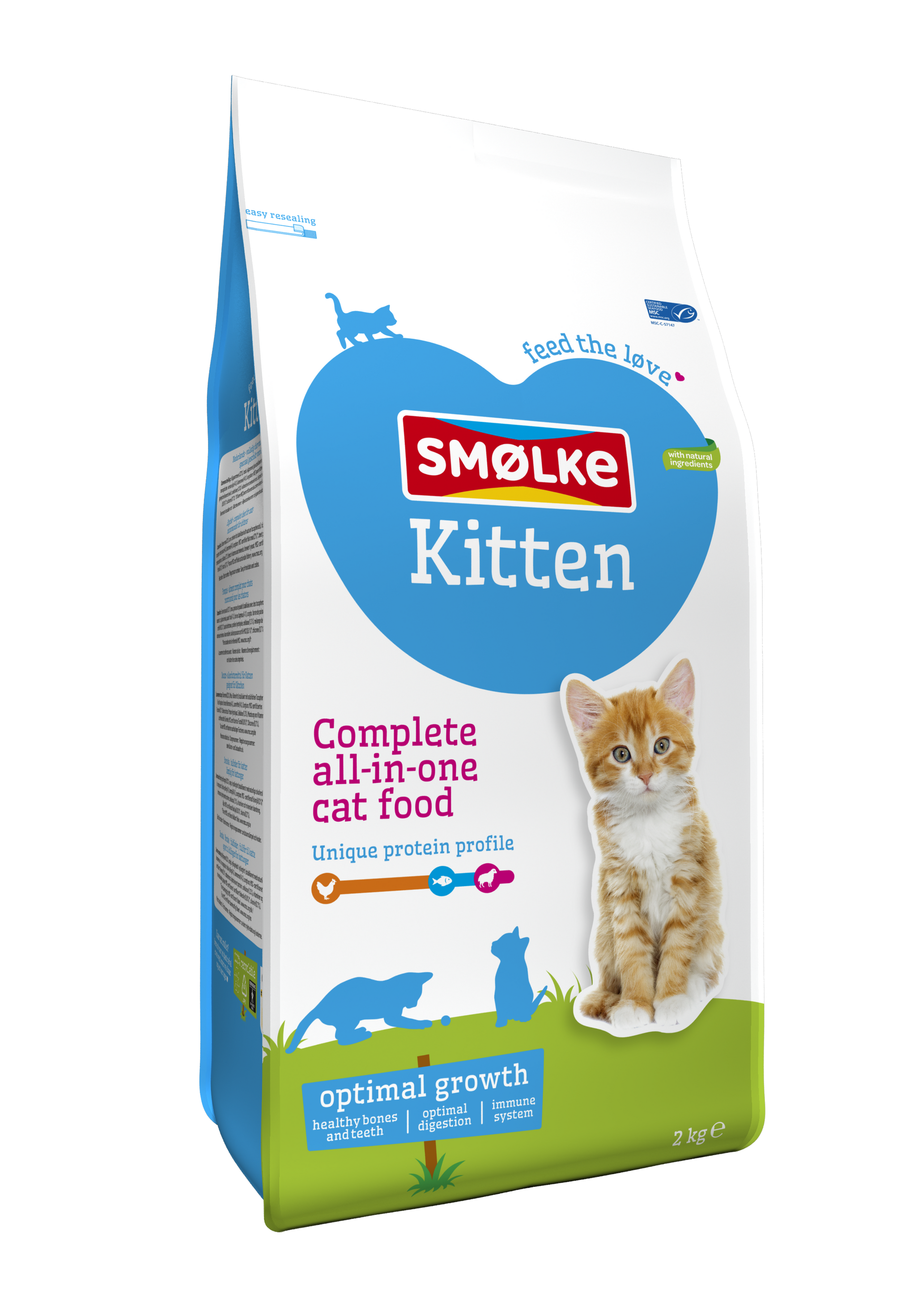 Smølke Kitten – Droog Kattenvoer – 2 kg