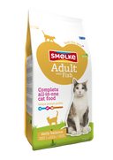 Smølke Vis & Rijst voor Volwassen Katten – Droog Kattenvoer – 2 kg